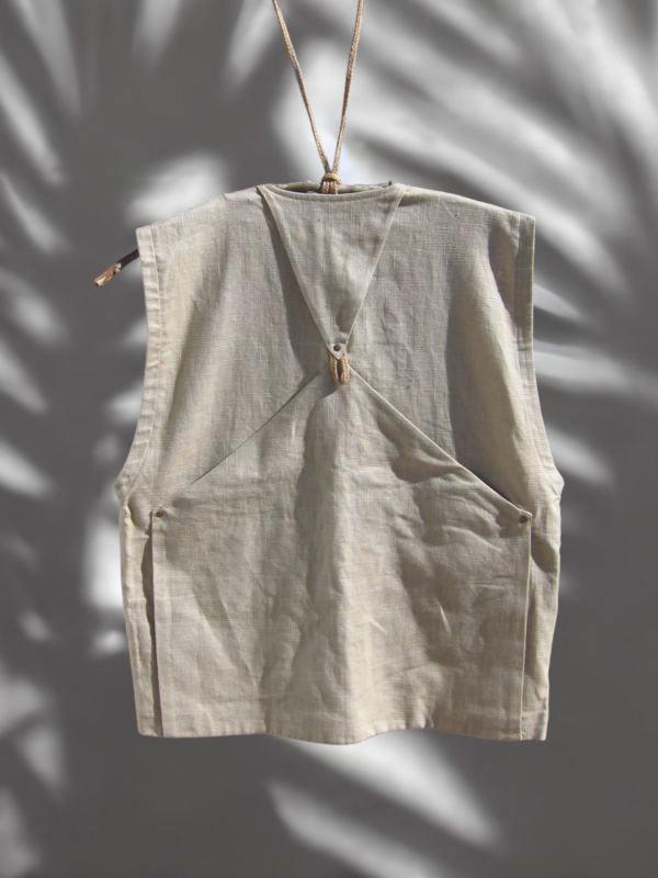 Nomad Linen Vest - Image 2